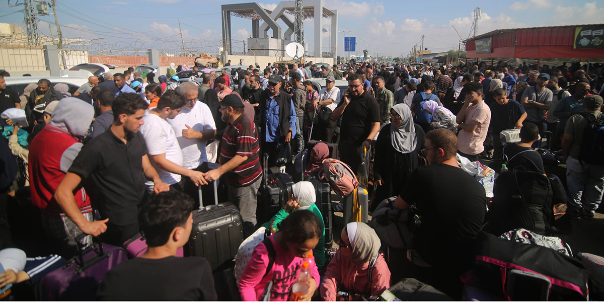 MIDEAST-GAZA-RAFAH-PALESTINIAN-ISRAELI CONFLICT-BORDER CROSSING-CLOSING